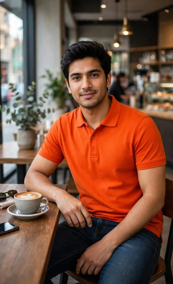 Orange_Polo_T-Shirt_for_Men