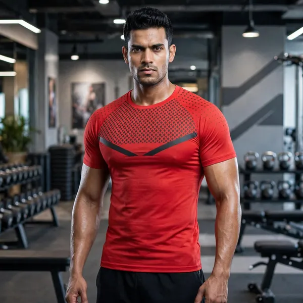 Red_Athletic_Fit_Sports_T-Shirt_for_Men