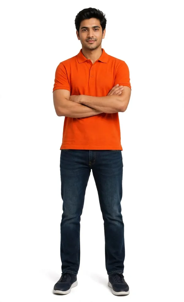 Orange_Polo_T-Shirt_for_Men