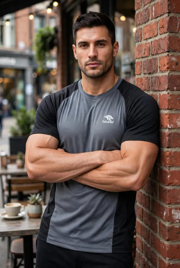 Grey_And_Black_Raglan_Sports_T-Shirt_for_Men