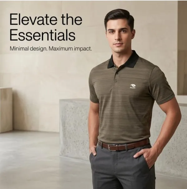 Olive_Textured_Polo_T-Shirt_for_Men