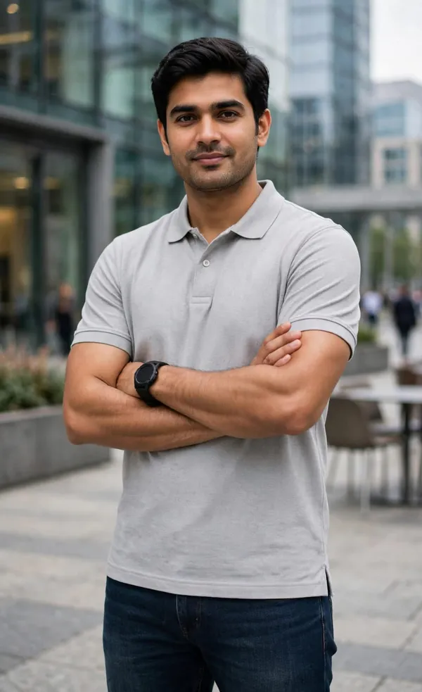 Grey_Regular_Fit_Polo_T-Shirt_for_Men