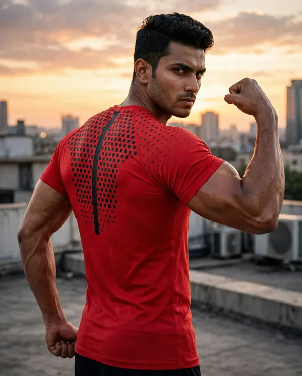 Red_Athletic_Fit_Sports_T-Shirt_for_Men