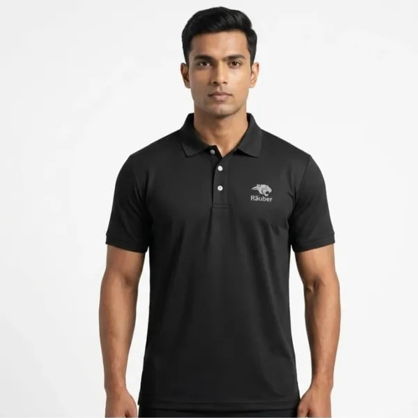Black_Knit_Classic_Fit_Polo_T-Shirt_for_Men