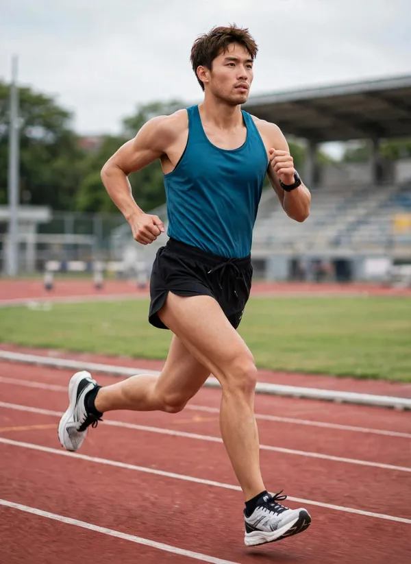 Black_Athletic_Running_Shorts_for_Men_And_Women