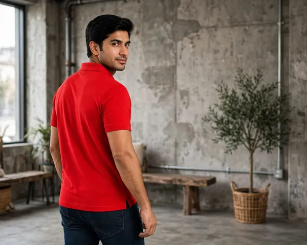 Red_Polo_Collar_T-Shirt_for_Men