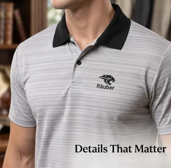 Grey_Textured_Regular_Fit_Polo_T-Shirt_For_Men