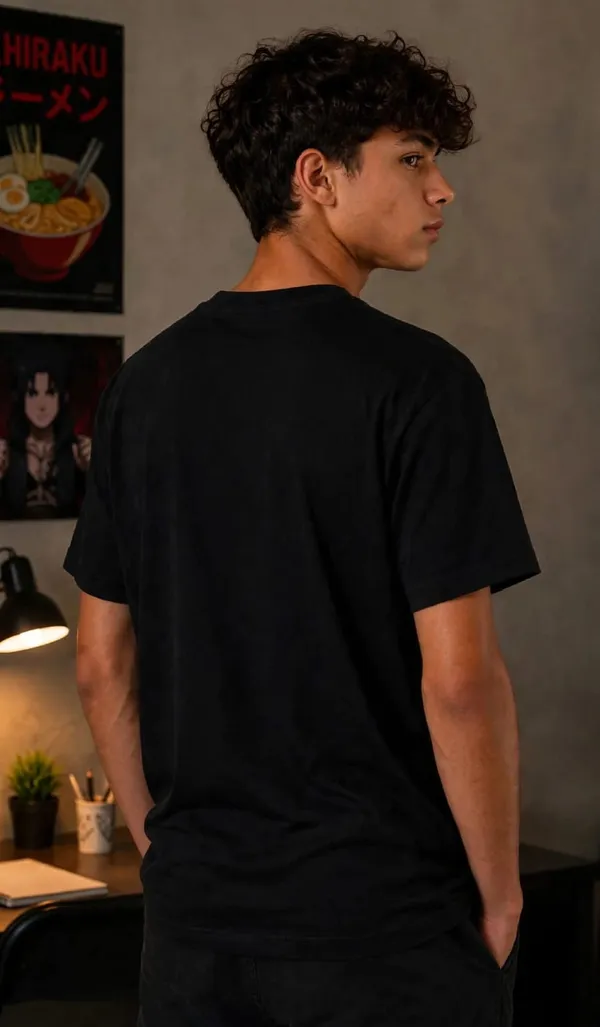 Black_Graphic_Print_Regular_Fit_T-Shirt_for_unisex