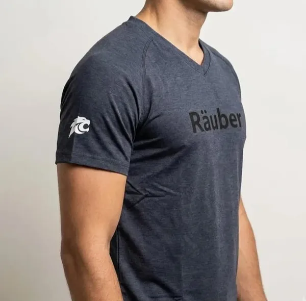 Grey_V-Neck_Sports_T-Shirt_for_Men