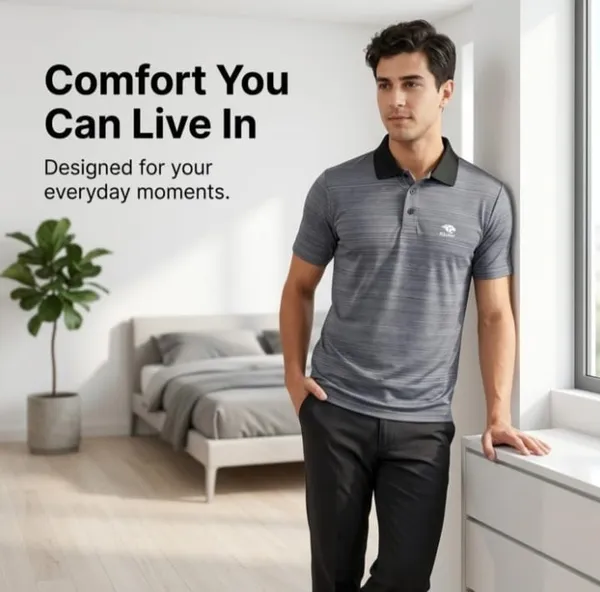Grey_Textured_Regular_Fit_Polo_T-Shirt_for_Men