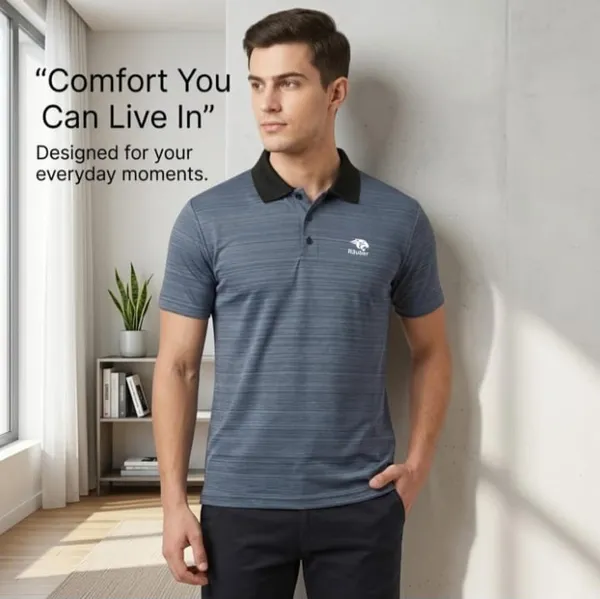 Blue_Textured_Polo_T-Shirt_for_Men