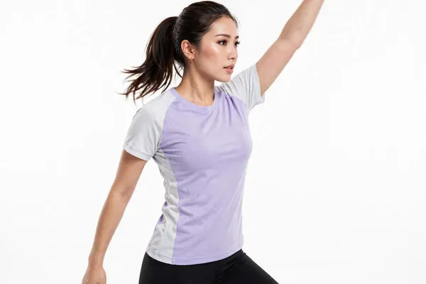 Lavender_Short_Sleeve_Activewear_T-Shirt_for_Women