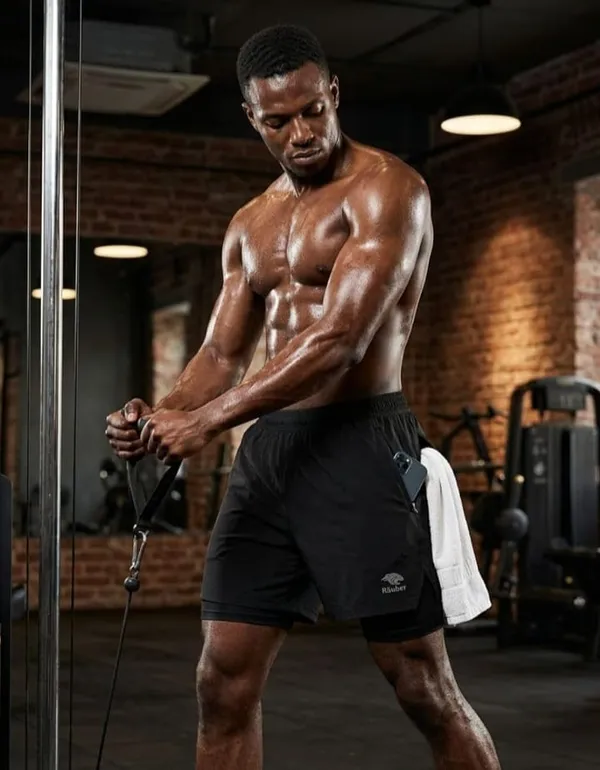Black_Athletic_Fit_Gym_Shorts_for_Men