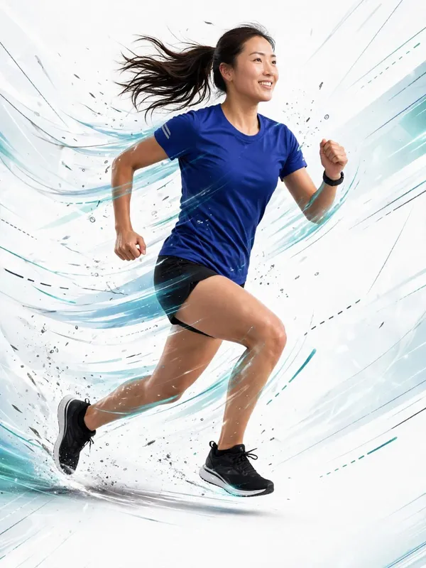 Blue_Short_Sleeve_Sports_T-Shirt_for_Women