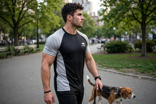 Black_And_Grey_Sports_Fit_T-Shirt_for_Men