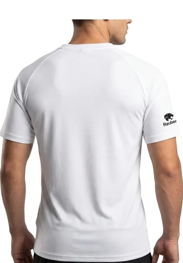 White_Mesh_Regular_Fit_Sports_T-Shirt_For_Men