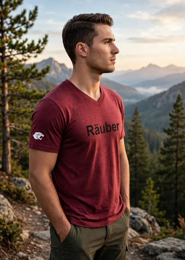Maroon_V-Neck_Athletic_T-Shirt_for_Men