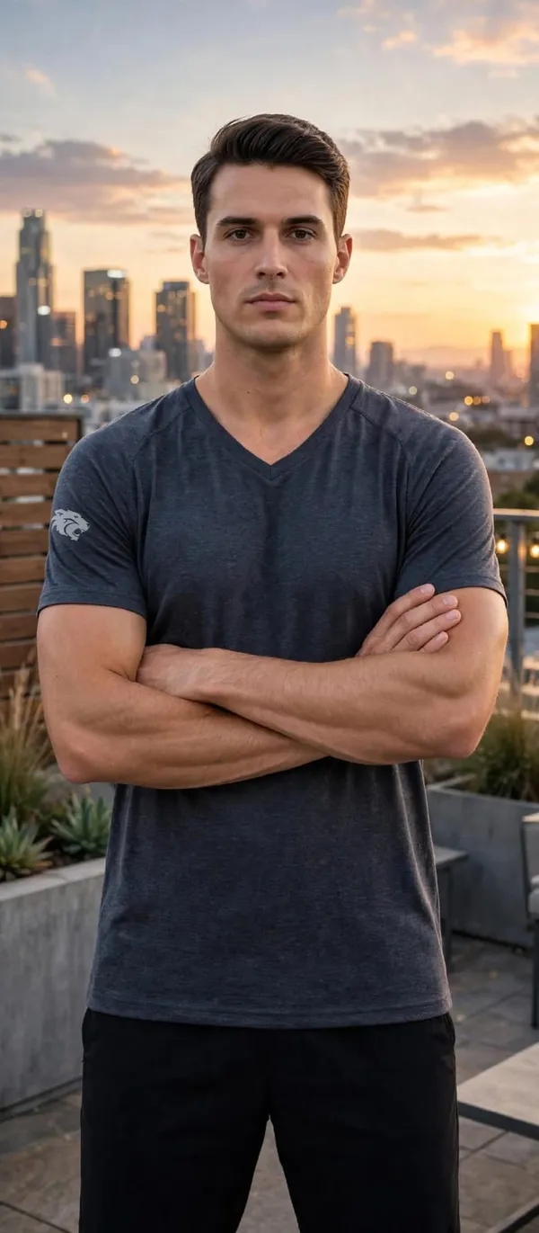 Grey_V-Neck_Sports_T-Shirt_for_Men
