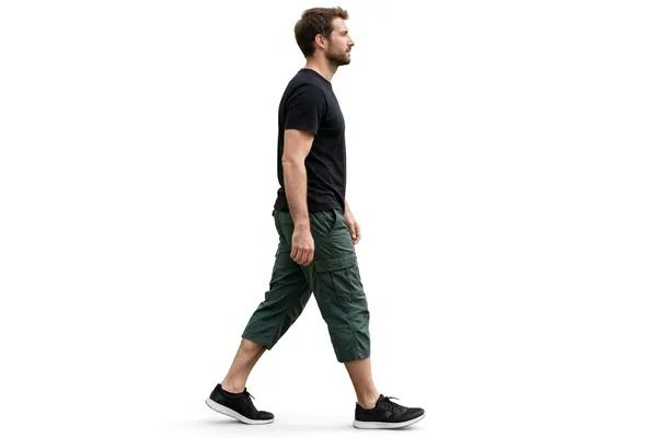 Green_Cargo_Knee-Length_Shorts_for_Men