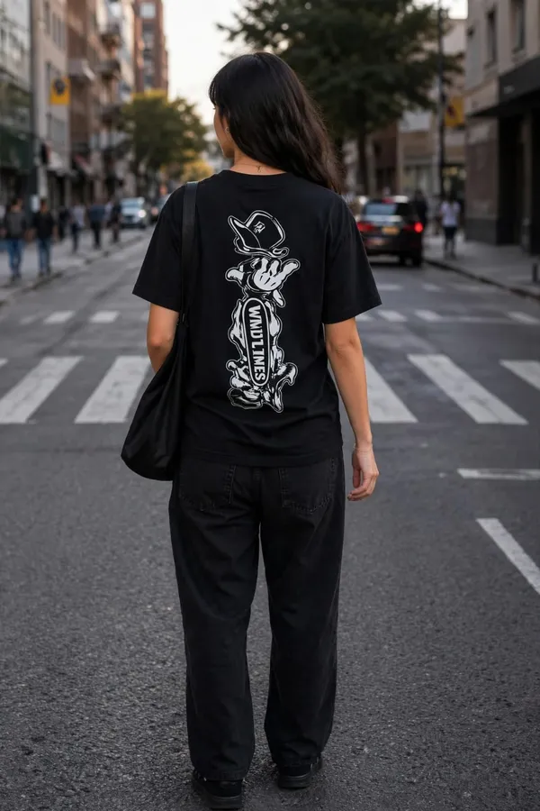 Black_Regular_Fit_Graphic_T-Shirt_for_unisex