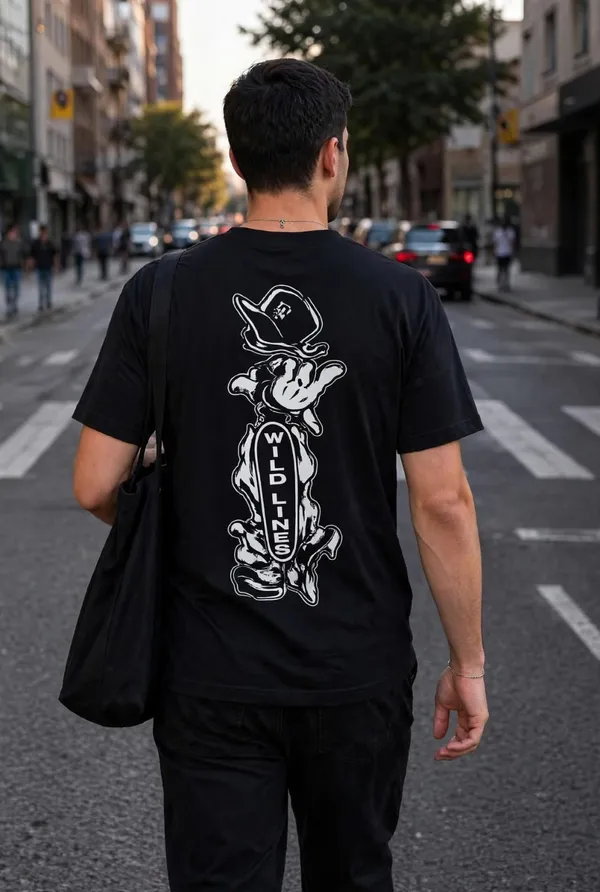 Black_Regular_Fit_Graphic_T-Shirt_for_unisex