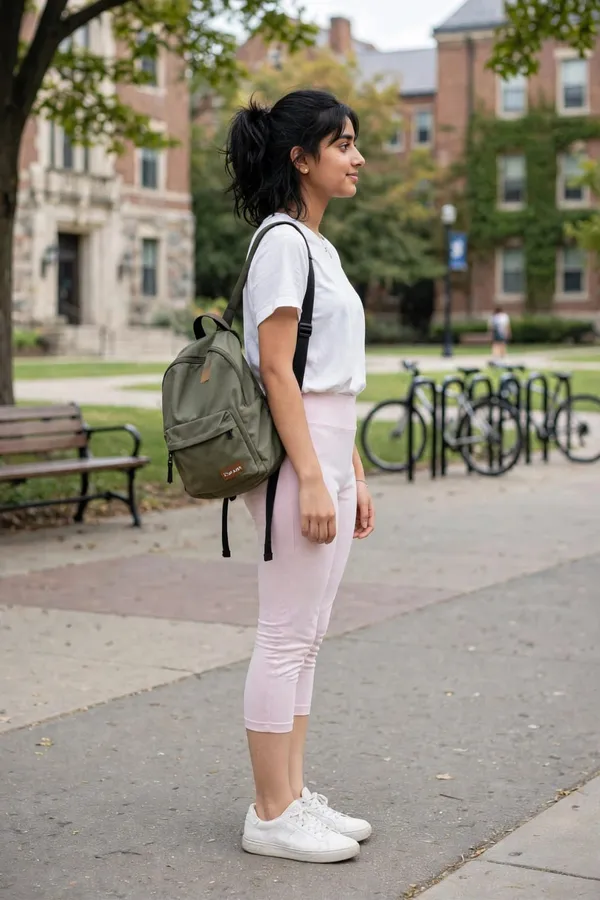 Pink_Slim_Fit_Capri_Leggings_for_Women