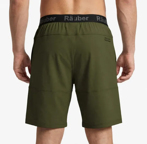 Olive_Green_Drawstring_Casual_Shorts_for_Men