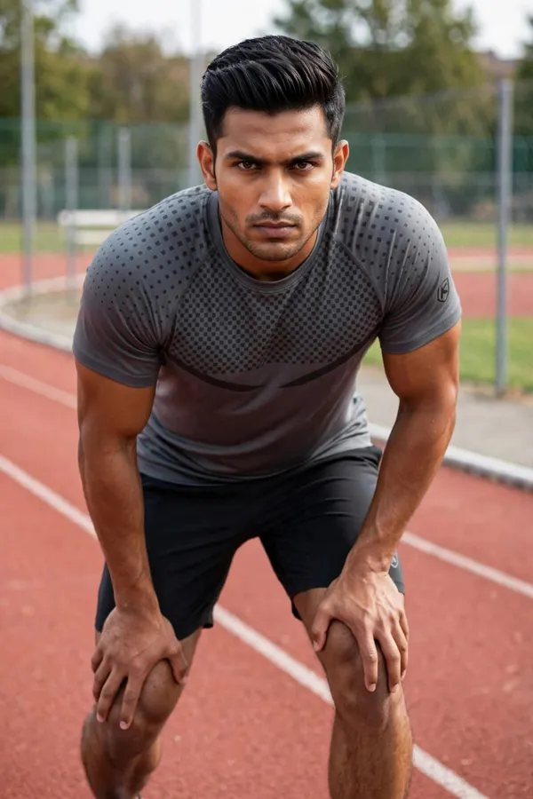 Grey_Textured_Athletic_T-Shirt_for_Men