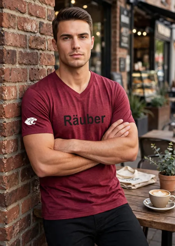 Maroon_V-Neck_Athletic_T-Shirt_for_Men