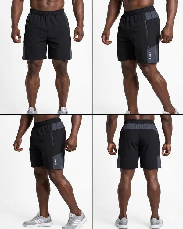 Black_Athletic_Fit_Shorts_for_Men