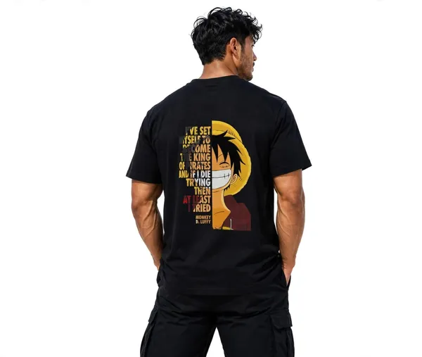 Black_Casual_T-Shirt_And_Cargo_Pants_Set_for_Men