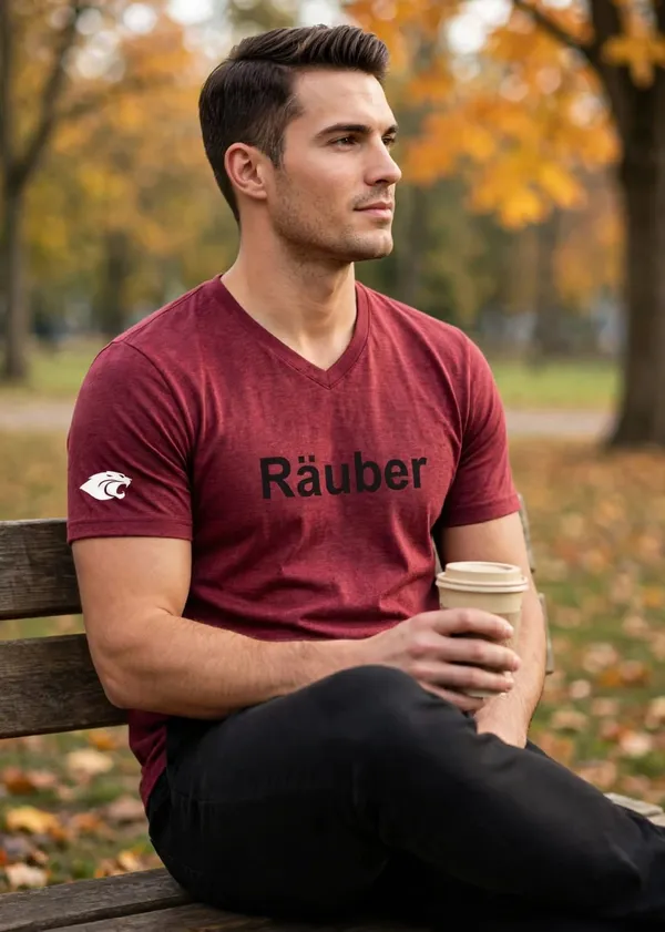 Maroon_V-Neck_Athletic_T-Shirt_for_Men