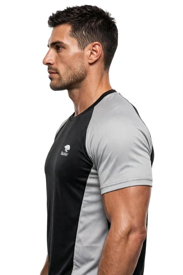 Black_And_Grey_Sports_Fit_T-Shirt_for_Men