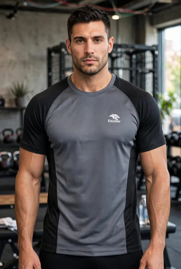 Grey_And_Black_Raglan_Sports_T-Shirt_for_Men