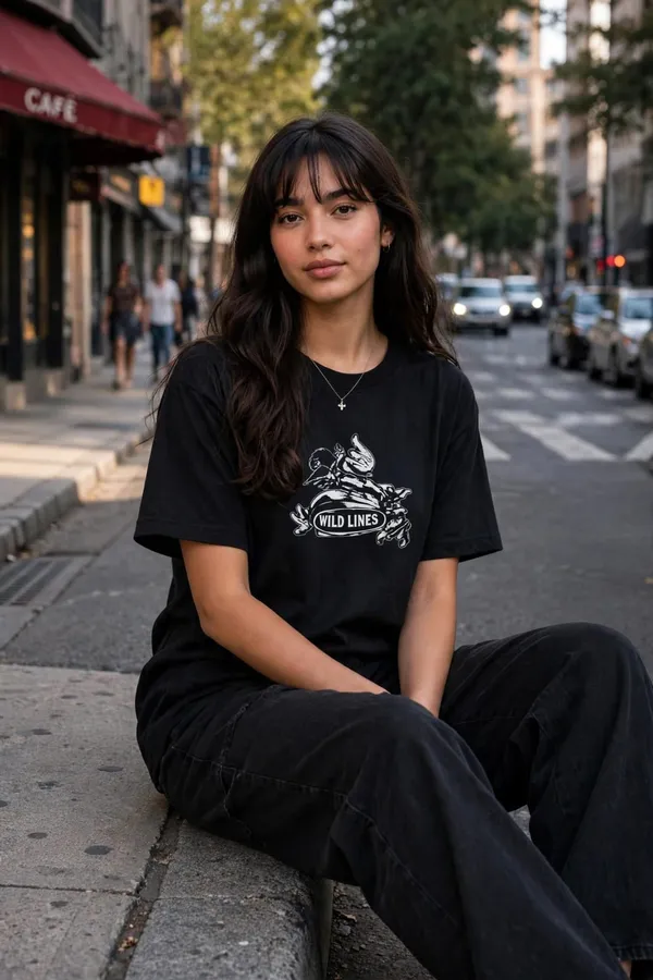 Black_Regular_Fit_Graphic_T-Shirt_for_unisex