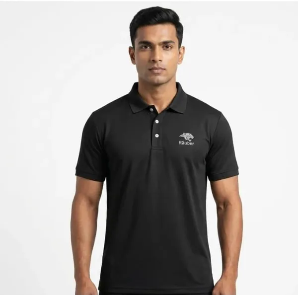 Black_Knit_Classic_Fit_Polo_T-Shirt_for_Men