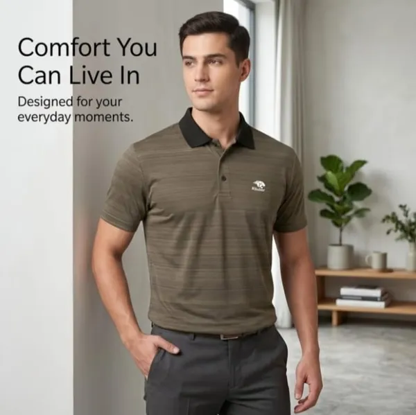 Olive_Textured_Polo_T-Shirt_for_Men