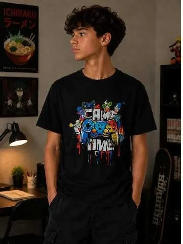 Black_Graphic_Print_T-Shirt_for_UNISEX