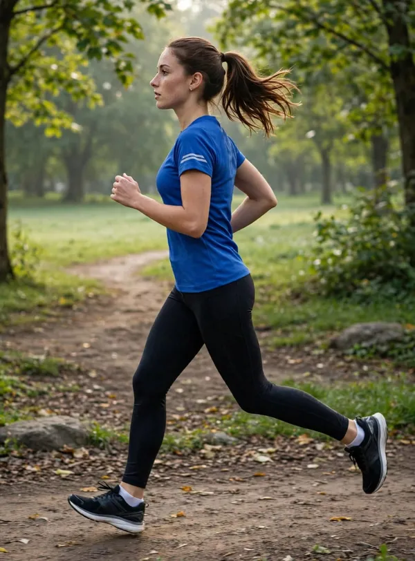 Blue_Short_Sleeve_Sports_T-Shirt_for_Women