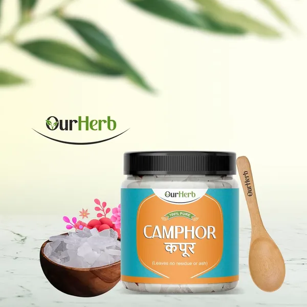 Pure_Organic_And_Original_Bhimseni_Camphor_Kapoor_Container_|Purifying_&_Pleasant_Fragrance_For_Pooja,_Hawan_|Organic_Camphor,_Diffuser_Camphor_Includes_Wooden_Spoon_–_100G_|_3.5_Oz
