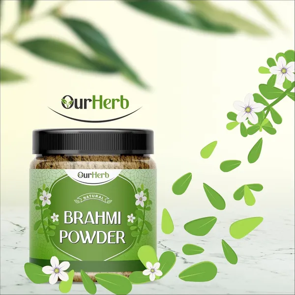 Pure_&_Natural_Brahmi_Powder_(Bacopa_Monnieri_Powder)_For_Health_&_Hair_Care_With_Wooden_Spoon_-_200G_|_7_Oz