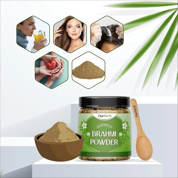 Pure_&_Natural_Brahmi_Powder_(Bacopa_Monnieri_Powder)_For_Health_&_Hair_Care_With_Wooden_Spoon_-_200G_|_7_Oz