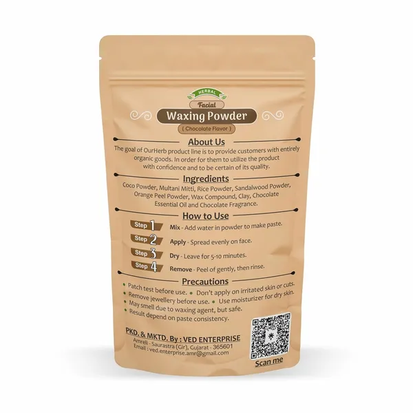 Facial_Wax_Powder_-_Chocolate_Flavour_|Painless_Herbal_Hair_Remover_For_Men_&_Women_|_No_Chemicals,_No_Irritation_–_100G_|_3.5_Oz