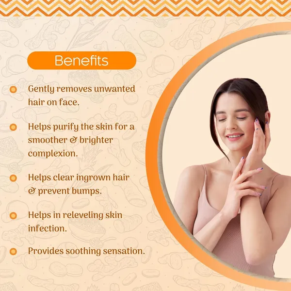 Facial_Wax_Powder_-_Turmeric_Flavour_|Painless_Herbal_Hair_Remover_For_Men_&_Women_|_No_Chemicals,_No_Irritation_–_100G_|_3.5_Oz