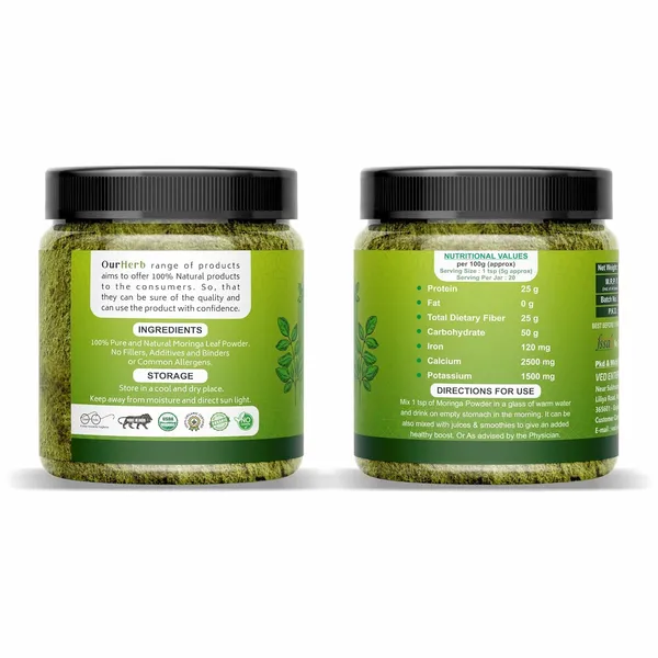 Organic_Moringa_Powder_200G_|_100%_Pure_Moringa_Leaf_Powder_|_Ayurvedic_Superfood_Helps_In_Immunity,_Energy,_Weight_Loss,_Skin_&_Hair_|_Non-Gmo,_No_Preservatives