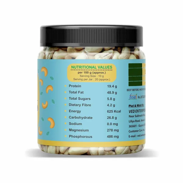 Premium_Whole_Cashews_200G_|_Natural_Kaju_Dry_Fruits_|_Unsalted_Cashew_Nuts_|_Healthy_Snack_|_Crunchy_&_Nutritious_|_Source_Of_Protein,_Magnesium_&_Phosphorus