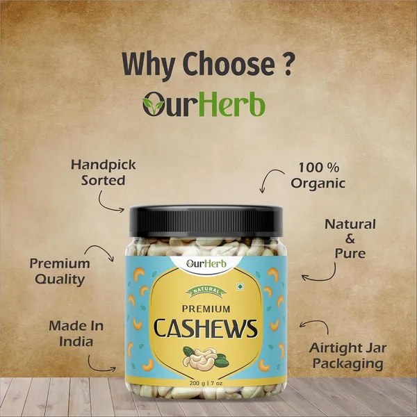 Premium_Whole_Cashews_200G_|_Natural_Kaju_Dry_Fruits_|_Unsalted_Cashew_Nuts_|_Healthy_Snack_|_Crunchy_&_Nutritious_|_Source_Of_Protein,_Magnesium_&_Phosphorus_200G_X_2_=_400G
