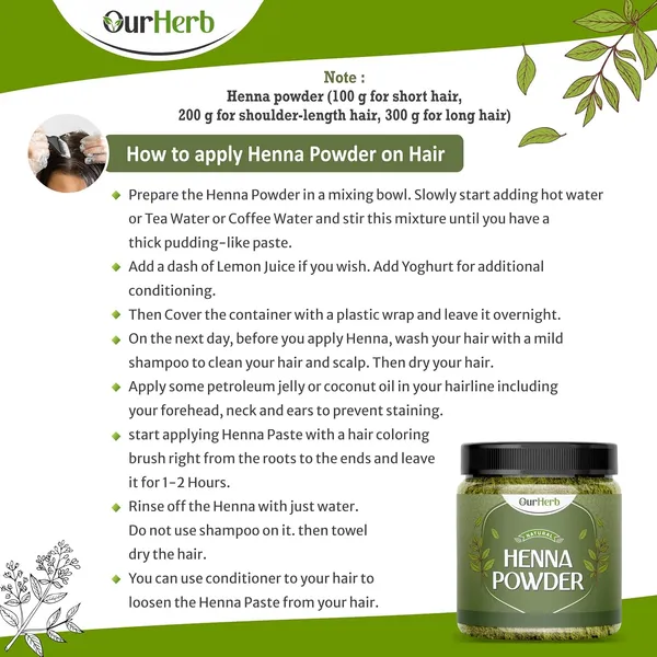 Pure_&_Natural_Henna_Powder_(Lawsonia_Inermis)_Enriched_With_Precious_Herbals_For_Natural_Hair_Color,_Growth_Boosters_&_Conditioning_With_Wooden_Spoon_-_200G_|_7_Oz