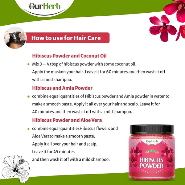 Organic_Hibiscus_Flower_Powder_For_Face_Pack_And_Hair_Mask_For_All_Types_Of_Hair_,_Natural_Pure_Hibiscus_Rosa-Sinensis_Hair_&_Skin_Care,_Gudhal_Ka_Phool_Powder_-200Gram