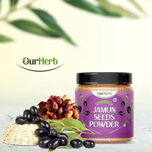 Pure_&_Natural_Jamun_Seeds_Powder_For_Health_&_Skin_With_Wooden_Spoon_-_100G_|_3.5_Oz